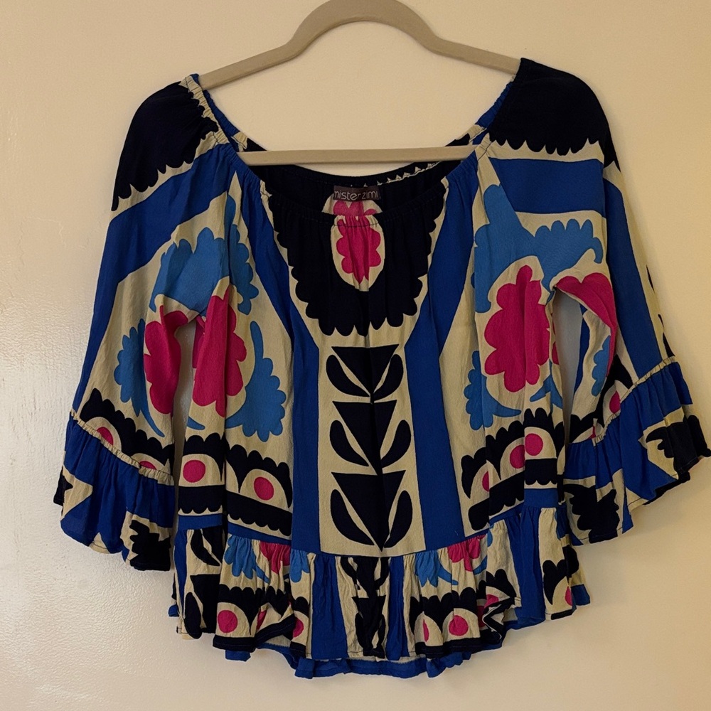 Mister Zimi off-the-shoulder blouse